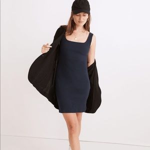Madewell Navy Ribbed Knit Tank Dress